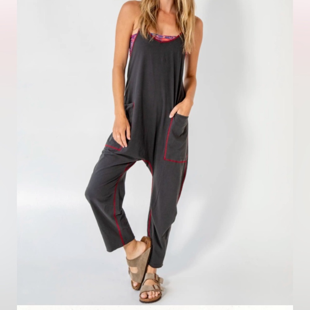 Natural Life Lucy Jumpsuit in Sage Size XL New With Tags - Picture 2 of 7